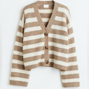 H&M Oversized Rib Knit Cardigan Size S